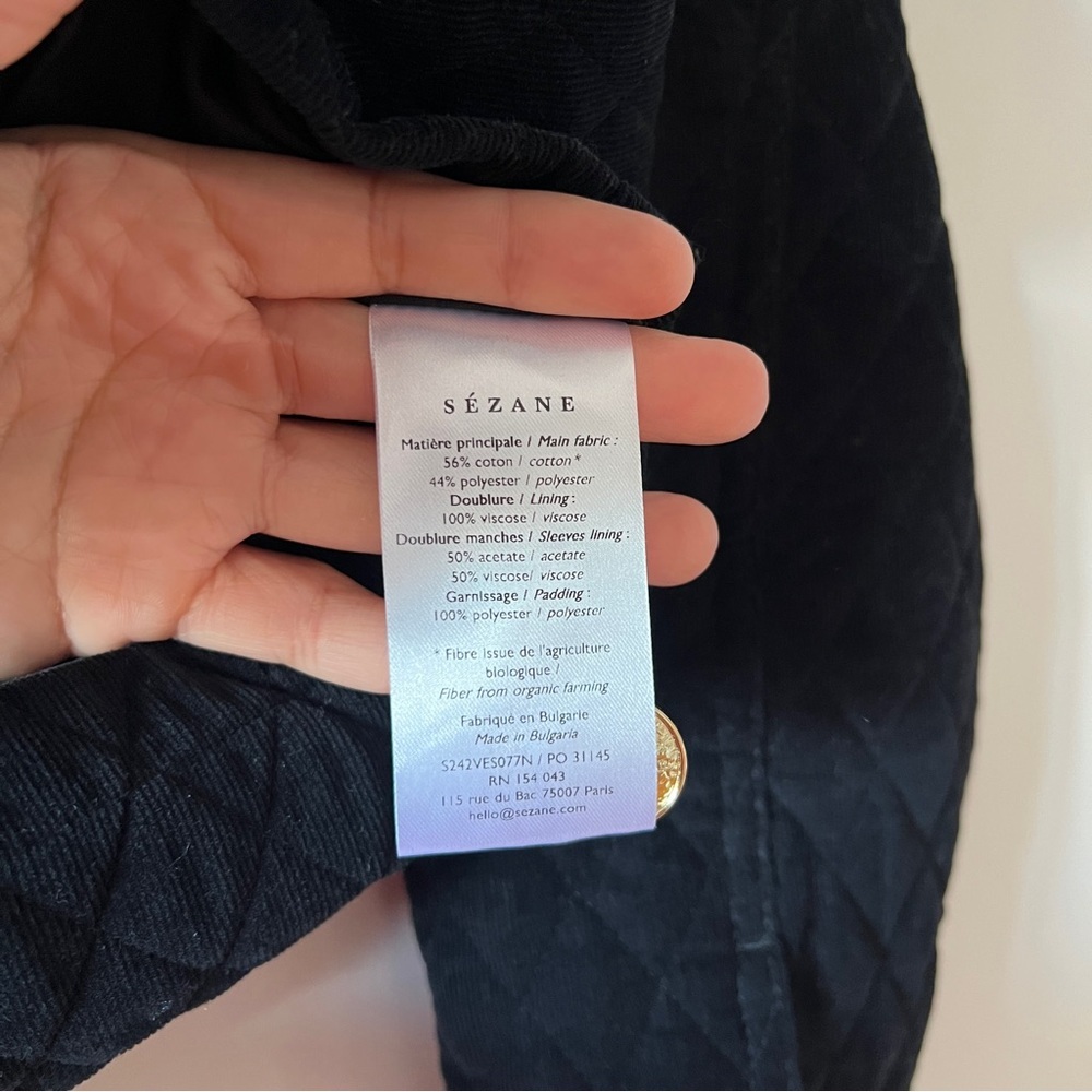 Sezane Will Jacket Size Size Small​ - image 6